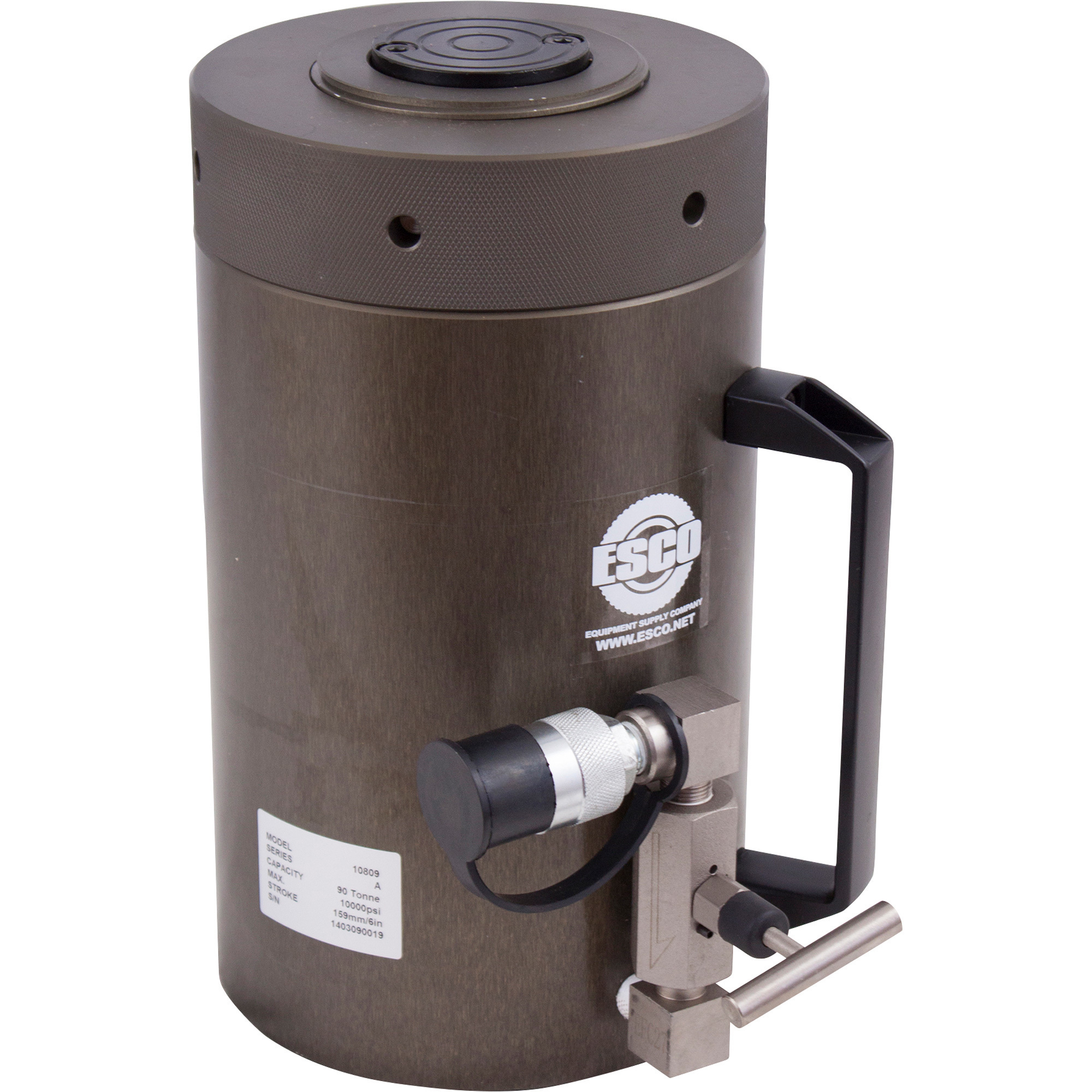 ESCO Safety Locking Collar Jack, 100-Ton Capacity, Model# 10809